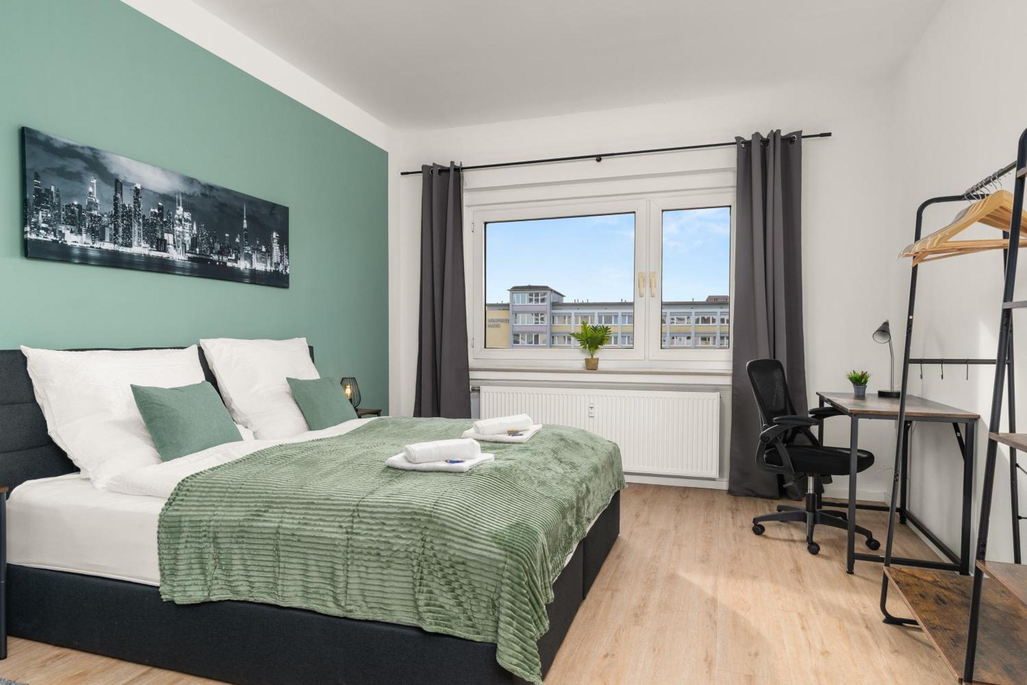 Homely-Apartment Manhattanart, Zentral, Parkplatz, Billard,Ps4, Dart, Balkon Bielefeld Ngoại thất bức ảnh